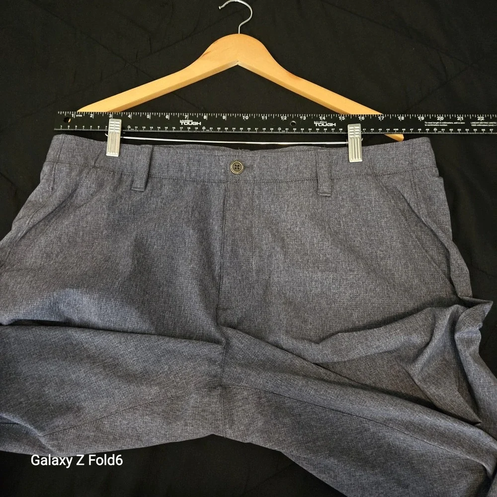 Under Armour Performance Pants Gray 40x32 Moisture-Wicking‎ Stretch Mens